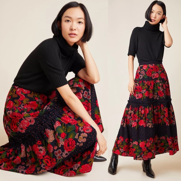 Anthropologie Dresses & Skirts - Anthropologie Danette Corduroy Maxi Skirt